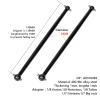40CrMo Steel Drive Shaft Rear Dogbone Upgrades Part for Arrma 6S 1/8 Kraton/Notorious/Outcast 1/7 Big Rock/Fireteam 140mm 6mm Thicken Harden Steel Axles Dogbone AR310459 view 2