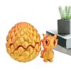 3D Printed Dragon - Flexible Decorative Figurine, Unique Fantasy Ornament, Aesthetic Desktop Decoration, Decor Piece | Perfect for Desk Shelf Bedside Table Windowsill Display view 1