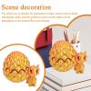 3D Printed Dragon - Flexible Decorative Figurine, Unique Fantasy Ornament, Aesthetic Desktop Decoration, Decor Piece | Perfect for Desk Shelf Bedside Table Windowsill Display view 2