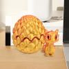 3D Printed Dragon - Flexible Decorative Figurine, Unique Fantasy Ornament, Aesthetic Desktop Decoration, Decor Piece | Perfect for Desk Shelf Bedside Table Windowsill Display view 4
