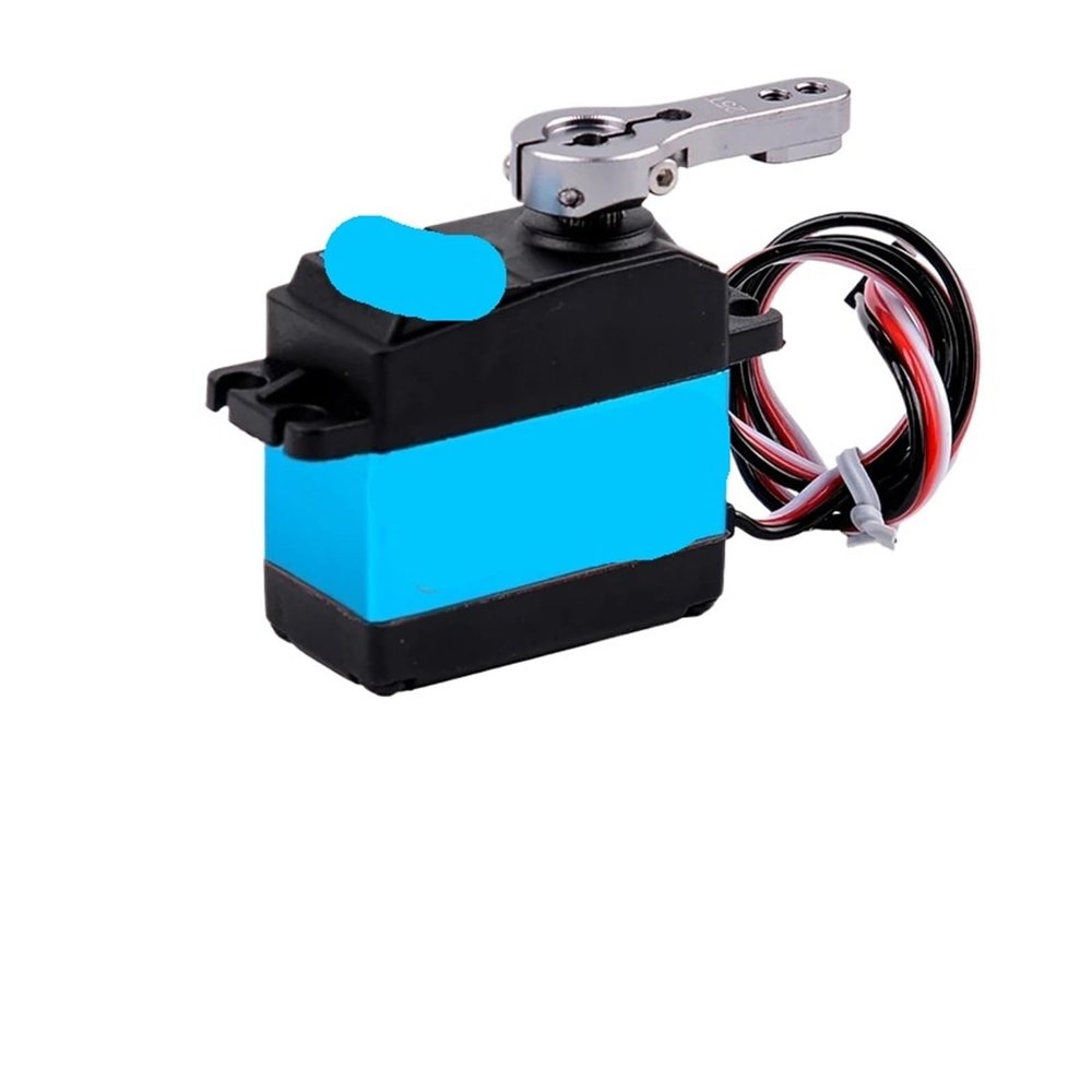 Treayes 35kgcm Digital Servo Coreless Stainless Steel Gear Motor Waterproof 180 270 Degree for 1 8 1 10 1 12 RC Car Robot