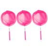 BCOATH 3pcs Telescopic Nets Extendable Fishing Nets for Pink with Anti-Slip Handle Stainless Steel Pole for Butterfly Insect Catching and Small Fish Exploration view 1