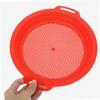 BCOATH 2pcs Portable Sand Sifter for Lightweight Beach Sand for Hand Coordination and Imaginative Play in Blue and Red view 3