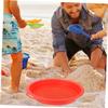 BCOATH 2pcs Portable Sand Sifter for Lightweight Beach Sand for Hand Coordination and Imaginative Play in Blue and Red view 4