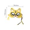 BCOATH 2pcs Cartoon Tiger Masks for Party Photo Props Unique Glowing Animal Face Coverings Lightweight Felt Material Suitable for Festival Dress-up and Masquerade Events view 2