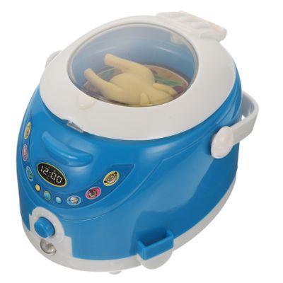 KONTONTY Educational Mini Simulation Rice Cooker for Smooth Surface Pretend Play Appliance Cognitive Development Plaything Creative Early Learning Tool for Blue Color Random Random Color