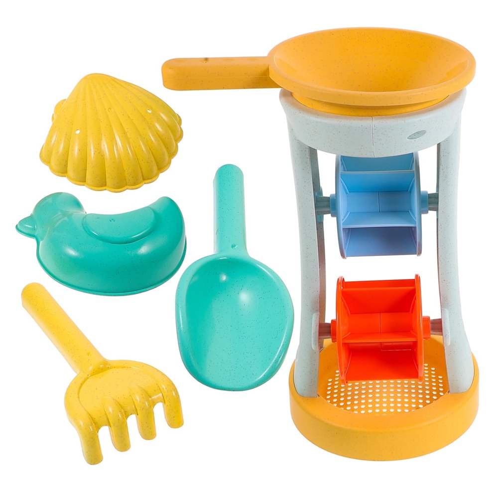BCOATH Sand with Wheat Straw Buckets and Shovels Lightweight Outdoor Beach and Garden Playthings for Safe Non-Harmful Sand Pail for Backyard Seaside and Fun