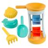 BCOATH Sand with Wheat Straw Buckets and Shovels Lightweight Outdoor Beach and Garden Playthings for Safe Non-Harmful Sand Pail for Backyard Seaside and Fun view 1