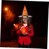 BCOATH 3pcs Halloween Witch Hats Mesh Lace Wizard Caps Lightweight Headwear for Party Cosplay Masquerade Decoration with Spider Web Design view 4