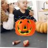 CONGARTENO Foldable Halloween Pumpkin Pinata Safe Paper Material Decorative Candy Holder for Party Entertainment and Holiday Celebration view 4