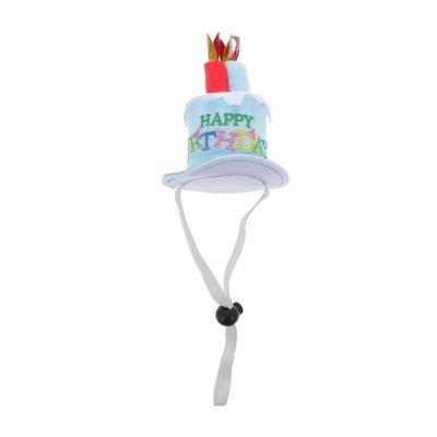 BCOATH Plush Birthday Cake Hat Happy Birthday Greeting Candle Design Comfortable Cloth Material Unisex Party Costume Accessory