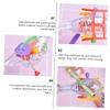 BRIGHTFUFU 10pcs Wind-up Plastic Helicopter for Party Favors Funny Cartoon Clockwork with Manual Mechanism Graspable Helicopter Wind-up Random Color view 3