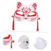 BCOATH 2pcs Luminous Foxes Cosplay Masks Half Face Party Props for Halloween Masquerade Festival with Unique Glowing Design view 4
