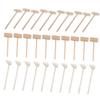 BCOATH 30PCS Natural Wood Mallets Pounding Smooth Polished Wooden Hammers Safe for Multifunctional Cake Mallets for Home and Party Play view 1