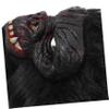 BRIGHTFUFU Halloween Gorilla Head Mask Scary Cosplay Animal Headgear for Men Party Supplies Breathable Costume Accessory for Halloween and Carnival view 3