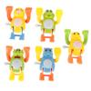 HAKIDZEL 5pcs Wind-up Somersault Creative Clockwork Playthings Random Animal Styles and Bedroom Decoration view 1