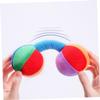 BCOATH 2pcs Grip Dumbbell Rattle Lightweight Sensory Plaything for Months Visual and Hearing Development Muscle Exercise and Soothing view 4
