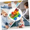 BRIGHTFUFU Wooden Chicken Model Pull for Educational Plaything Cartoon Animal Cart Creativity and Color Recognition for Boys view 4