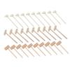 ORFOFE 30PCS Natural Wooden Mini Mallets Solid Hardwood Cake Hammers for High-density Wood Handcraft Tools Creative DIY view 1