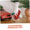 BRIGHTFUFU 4pcs Wind Up Clockwork Iron Animal with Frog Rooster Rodent Jumping Action for Boys and Random Color Random Color view 4
