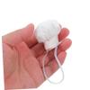 FELTECHELECTR 2pcs Plush Small Cook Hat for Dolls with Elastic Band and Ribbon Soft Lightweight Kitchen Cooking Cap for Stuffed Animals Pretend Play and Dress Up Accessories view 4