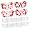 BCOATH 15pcs DIY Paper Pulp Masks for Unpainted Masquerade Blank Masks for Painting Lightweight Craft Supplies for Parties School Art Projects Cosplay and Festive Fun view 1