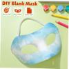 BCOATH 15pcs DIY Paper Pulp Masks for Unpainted Masquerade Blank Masks for Painting Lightweight Craft Supplies for Parties School Art Projects Cosplay and Festive Fun view 3