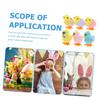 BRIGHTFUFU 6pcs Easter Wind-up Chicken for Funny Walking Clockwork Novelty Party Favors Cartoon Design Goodie Bag Fillers for Boys and Birthday Celebration view 3