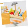 ULDIGI Wooden Pounding Peg Workbench with Hammer Educational for Boys and Developmental Hammer Bench for Fine Motor Skills and Early Learning Fun view 2
