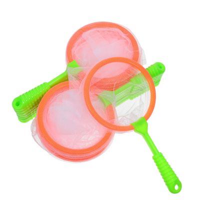 HAKIDZEL 14Pcs Fishing Nets Lightweight Catcher Nets for Outdoor Play and Bath Fun with Comfortable Grip Handles Random Colors for Boys Random Color