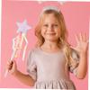 Gogogmee 8pcs Star-Shaped Paper Fairy Wands with Tassels Lightweight Cosplay Sticks for Birthday Parties Stage Performances and Dress-up Games view 4