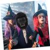 BCOATH Gorilla Head Mask Costume Accessory for Halloween Party Props Universal Size Animal Photo Prop for Carnival Masquerade and Fancy Dress Events view 3