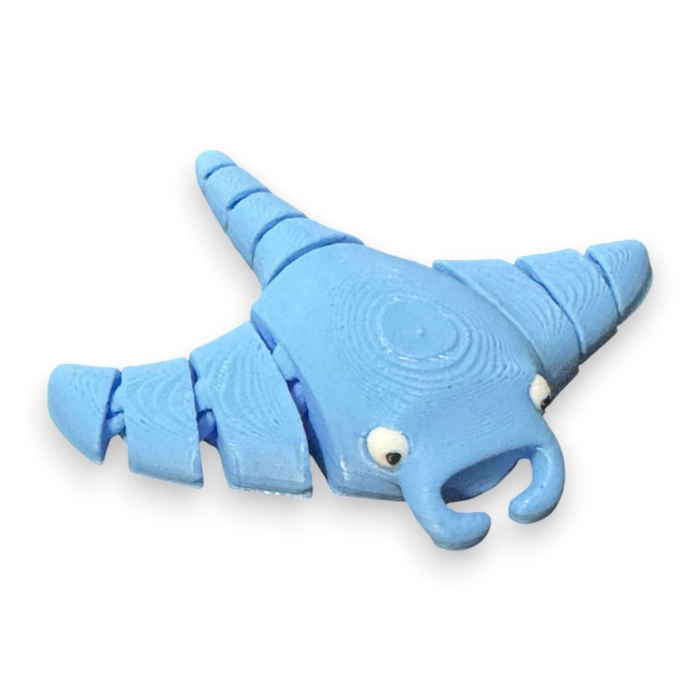 Articulated Manta Ray | Home Dcor and Office Desk Toys | Autism, ADHD, Sensory | 3D Printed Gift