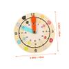 Gogogmee Wooden Clock for Multicolor Clock Educational Learning Safe Early Development Teaching Aid view 2