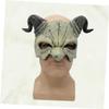 BRIGHTFUFU Devil Mask Halloween Half Face Latex Foam Horned Mask for Masquerade Party Cosplay Festival with Comfortable Fit and Detailed Craftsmanship view 2