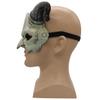 BRIGHTFUFU Devil Mask Halloween Half Face Latex Foam Horned Mask for Masquerade Party Cosplay Festival with Comfortable Fit and Detailed Craftsmanship view 4