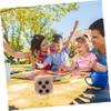 BCOATH Large Smooth Wooden Dice Portable Point Game Dice for Indoor Outdoor Family Party and Math Activities Solid Wood Craft view 2