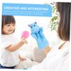 BCOATH 3Pcs Animal Hand Puppet Lightweight Educational Puppets for Storytelling Theater Play with Realistic Zebra Hippo Panda Designs view 3