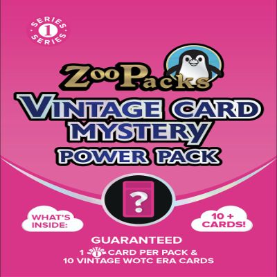 Zoo Packs TCG Vintage 1999 10 Card Lot - 1 1ST Edition Stamped Card and 10 Vintage Cards Per Pack Guaranteed!