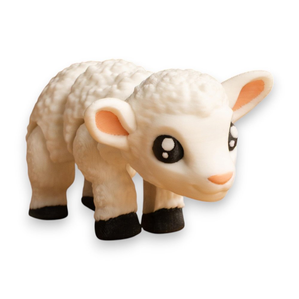 Articulated Lamb | Home Dcor and Office Desk Toys | Autism, ADHD, Sensory | 3D Printed Gift
