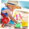 BCOATH 8pcs Beach Shovel Lightweight Plastic Sand Digging Tools for Outdoor Play Backyard Fun and Party Activities Gift for Ages Random Color view 4