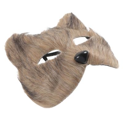 BCOATH Halloween Plush Half Face Mask for Women and Lightweight Cosplay Accessory with Reinforced Design Comfortable Breathable Fit for Carnival Masquerade and Fancy Dress
