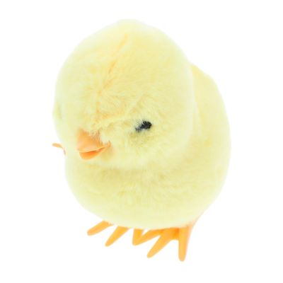 Gogogmee Adorable Plush Wind-up Chick for Easter Basket Filler Cute Jumping Clockwork Animal with Soft Material Fun Party Favor for Holiday Playtime