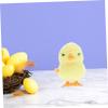 Gogogmee Adorable Plush Wind-up Chick for Easter Basket Filler Cute Jumping Clockwork Animal with Soft Material Fun Party Favor for Holiday Playtime view 4