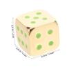 BCOATH 5pcs Luminous Metal Dice Rounded Corner Game Dices for Board Games Party Accessories Portable Lightweight Replacement view 2