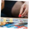 BCOATH 5pcs Luminous Metal Dice Rounded Corner Game Dices for Board Games Party Accessories Portable Lightweight Replacement view 3