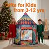 Dinosaur Pop Up Tent for Kids, Foldable Pop-Up Play Tent for Boys Girls Toddler, Indoor Outdoor Dino Playhouse Fort Tent Ideal Birthday Christmas Gifts for Age 3 4 5 6 8 view 2