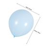 KONTONTY 100pcs Blue Latex Balloons Party Balloons for Birthday Shower Wedding Decorations for Garland Arch and Event Photography Props view 2