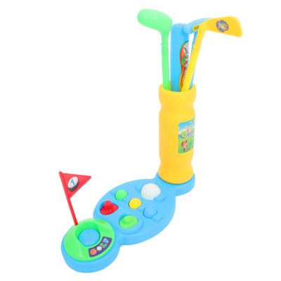 BCOATH Golf for Lightweight Indoor Outdoor Sports Golf and Baseball Game with Safe Plastic Clubs Promotes Motor Skills and Imagination Development