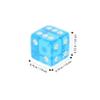 BCOATH 30pcs Transparent Sky Blue Acrylic Dice Six-Sided Game Props for Board Games Party Favors Teaching Math Counting Fun view 2